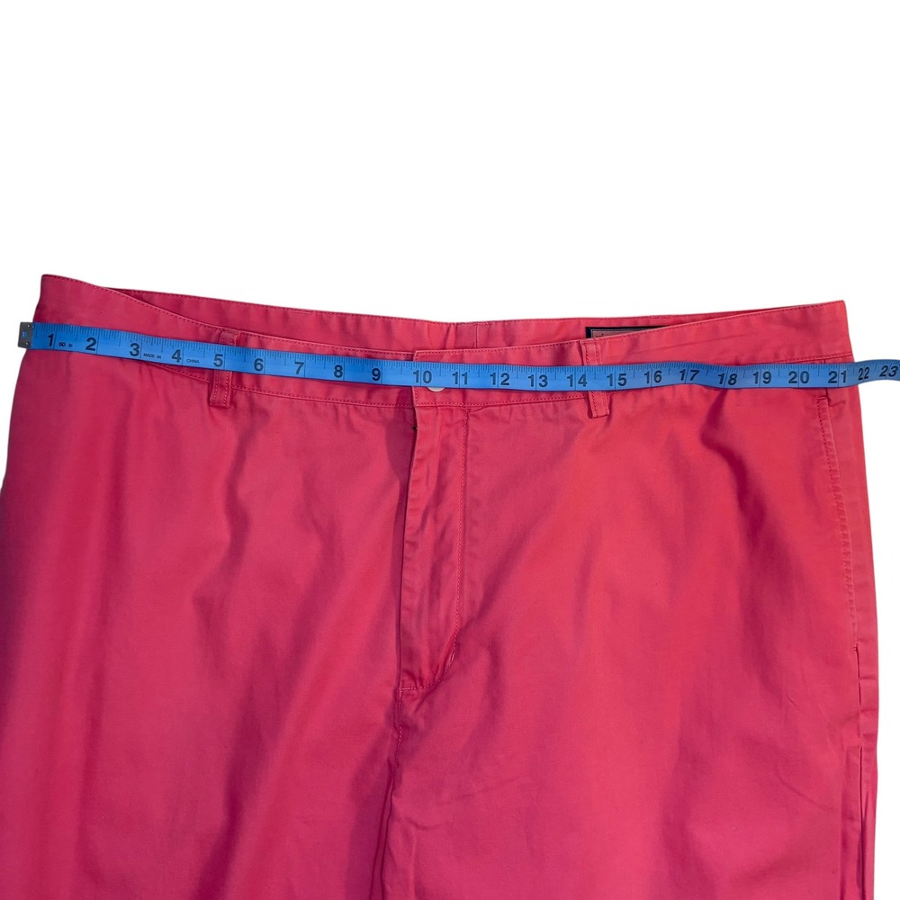 Vineyard Vines Breaker Pants Cotton Casual Coral Pink Nantucket Red Mens 42x30 - Picture 6 of 8
